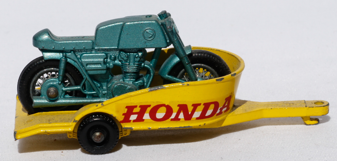 Matchbox Honda motorcycle trailer